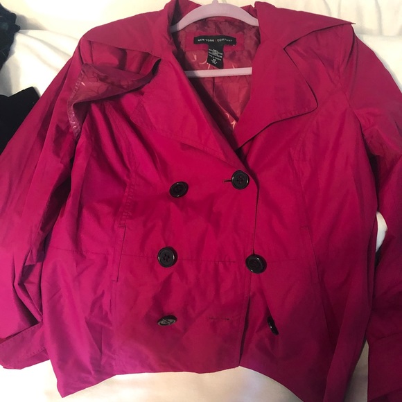 Pink rain jacket - Picture 2 of 2